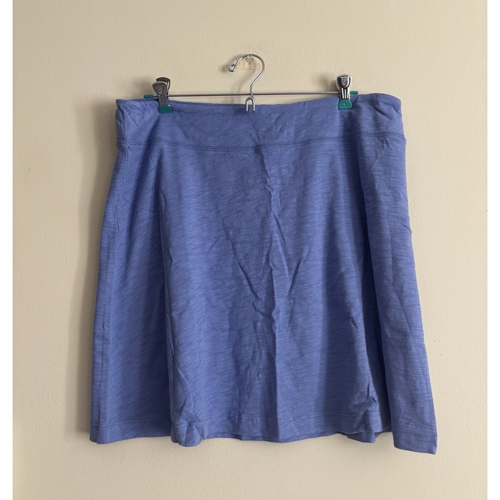 Escape by Habitat Womens Large A Line Skirt 100% Cotton Beach Coastal Stretch - Picture 2 of 6